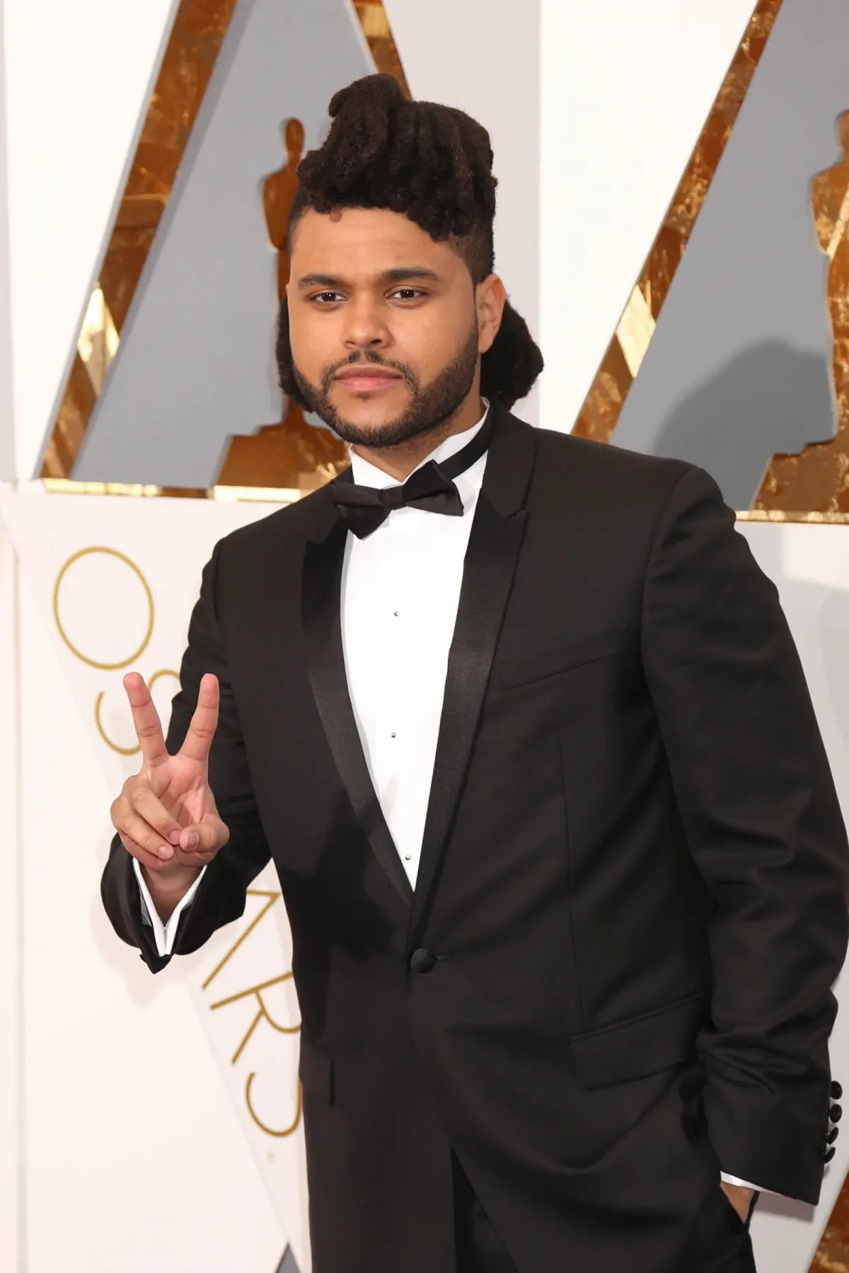 Abel Makkonen Tesfaye (The Weeknd) - Photocall de la 88ème cérémonie des Oscars au Dolby Theatre à Hollywood. Le 28 février 2016 - Photo