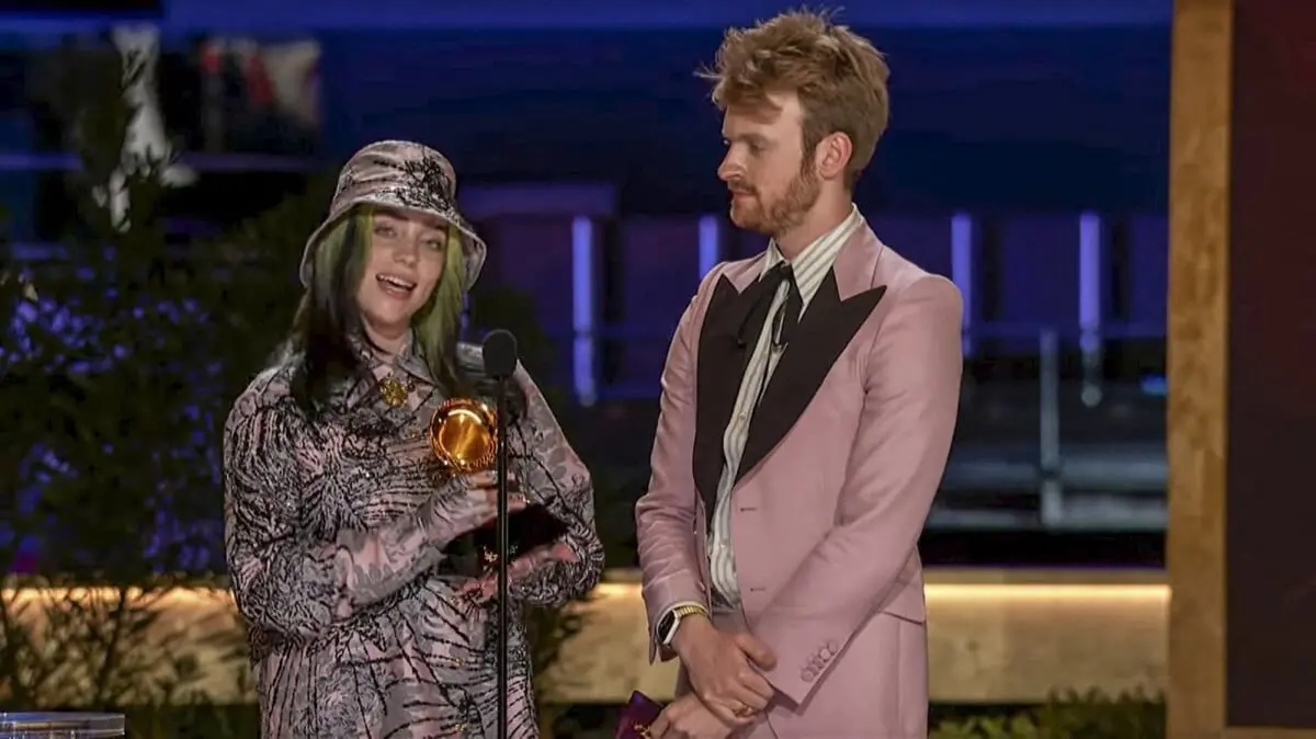 Billie Eilish O'Connell et Finneas Baird O'Connell - 63e cérémonie des Grammy Awards à Los Angeles. @Avalon/Photoshot/ABACAPRESS.COM - Photo